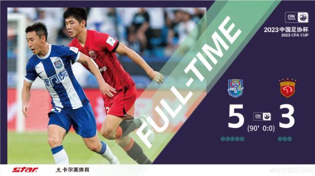 篮球比赛-足协杯第4轮首日综述：津门虎淘汰海港 铜梁龙晋级